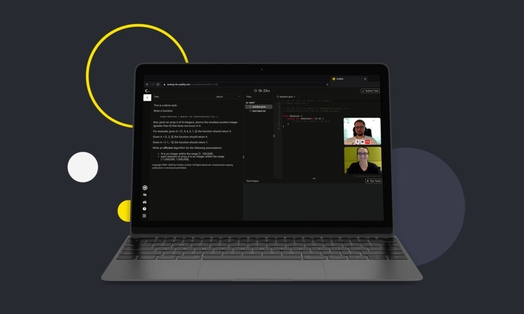 CodeLive platform for hiring developers