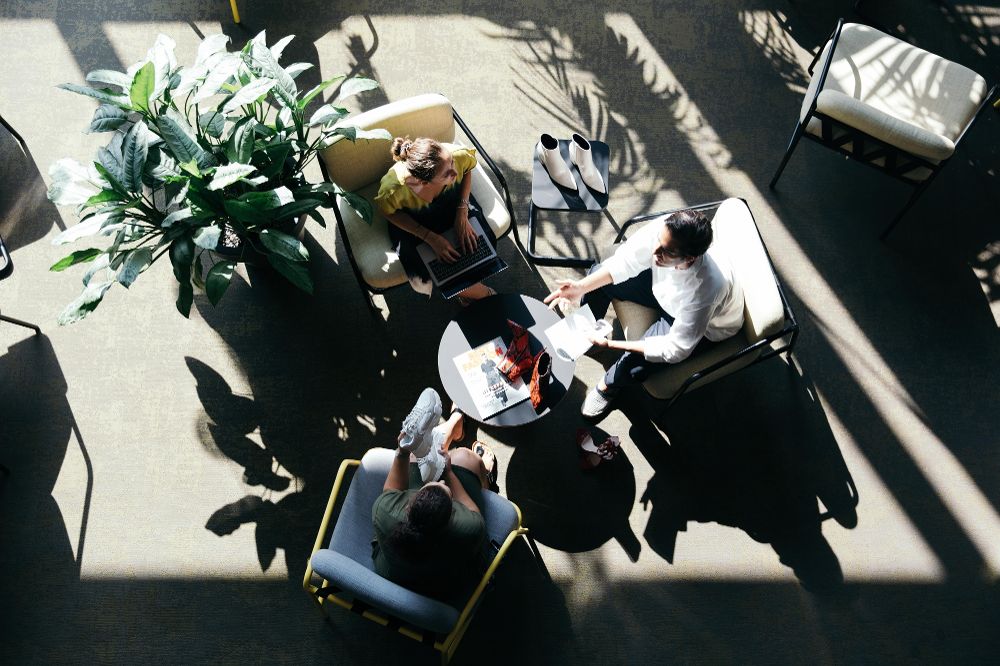 Office meeting.