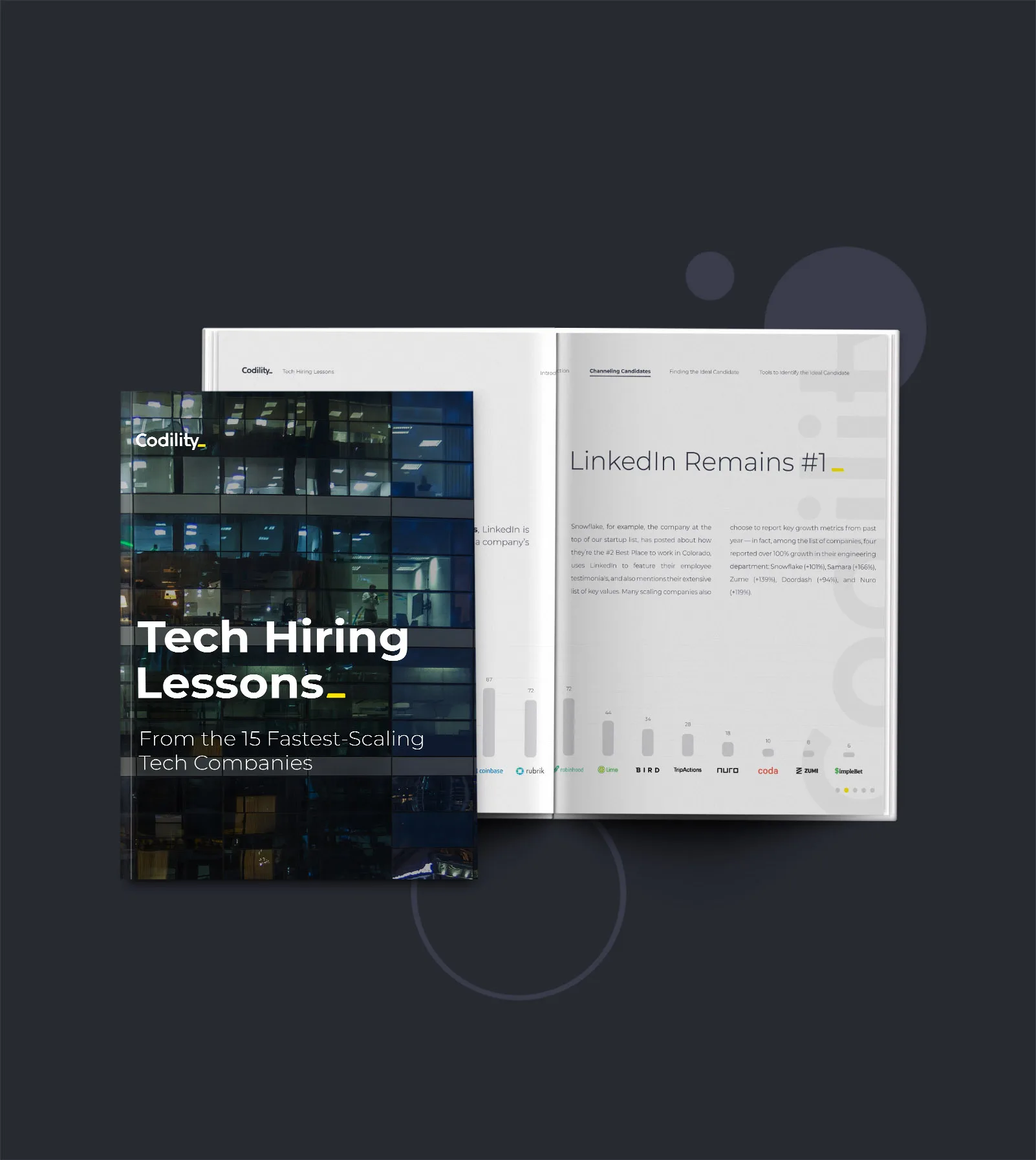 ebook cover with tech hiring lessons