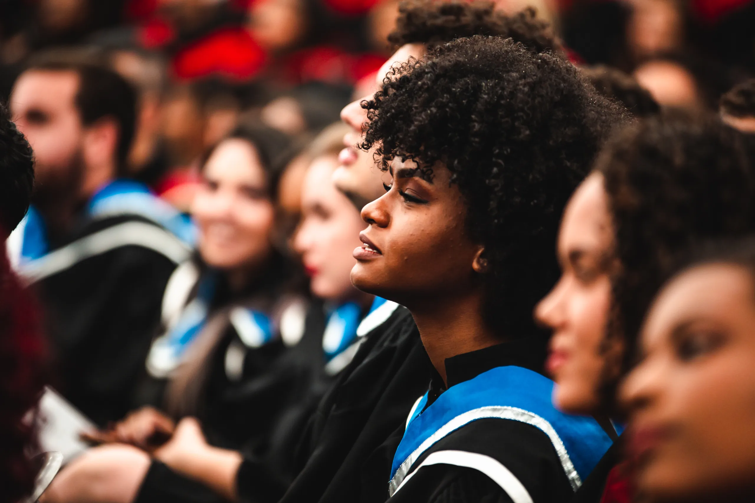 black girl at campus