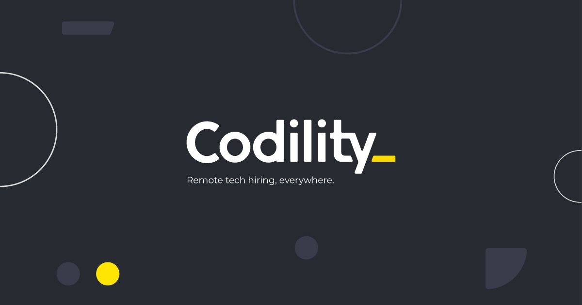 codility logo on black background