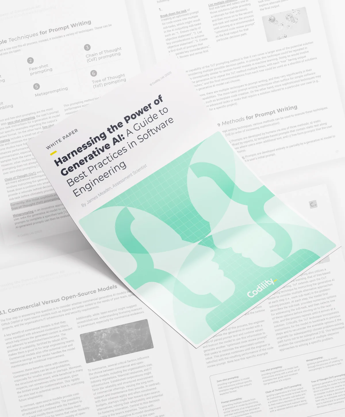 Codility AI Generative whitepaper offers evidence-based best practices and pragmatic tips for working alongside generative AI for software engineering teams.