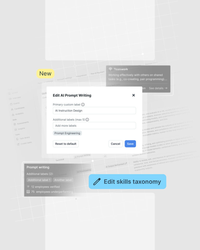 Custom Skills Taxonomy: Map Your Framework to Codility